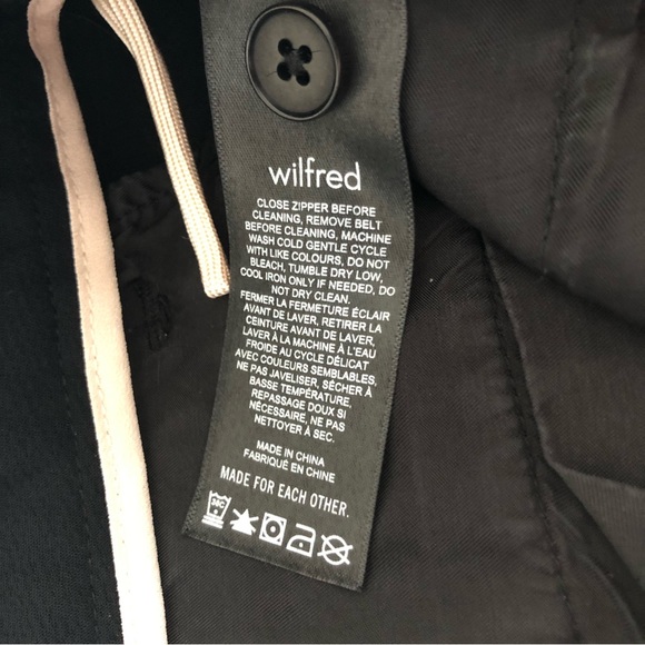 Aritzia Wilfred tie front high waisted pants - Picture 9 of 14